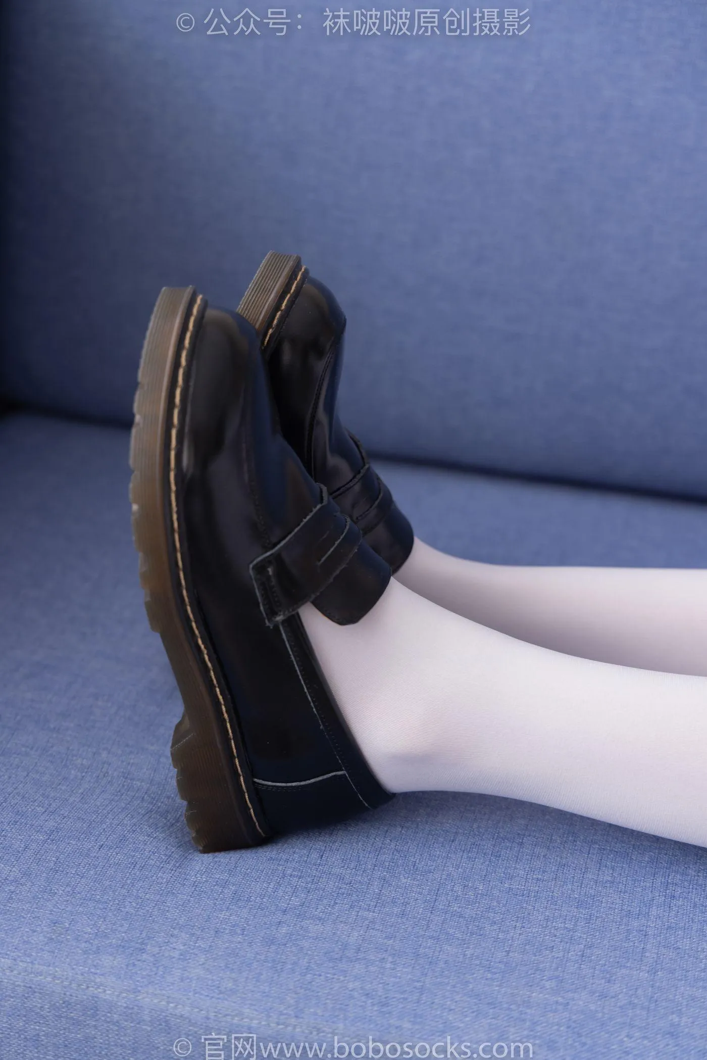 [BoBoSocks袜啵啵]NO.195 小甜豆-黑皮鞋、厚白丝、女仆装 [135P]插图